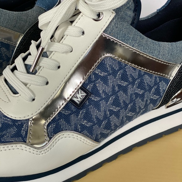 MICHAEL KORS Maddy Trainer Denin Jacquard - Picture 10 of 12
